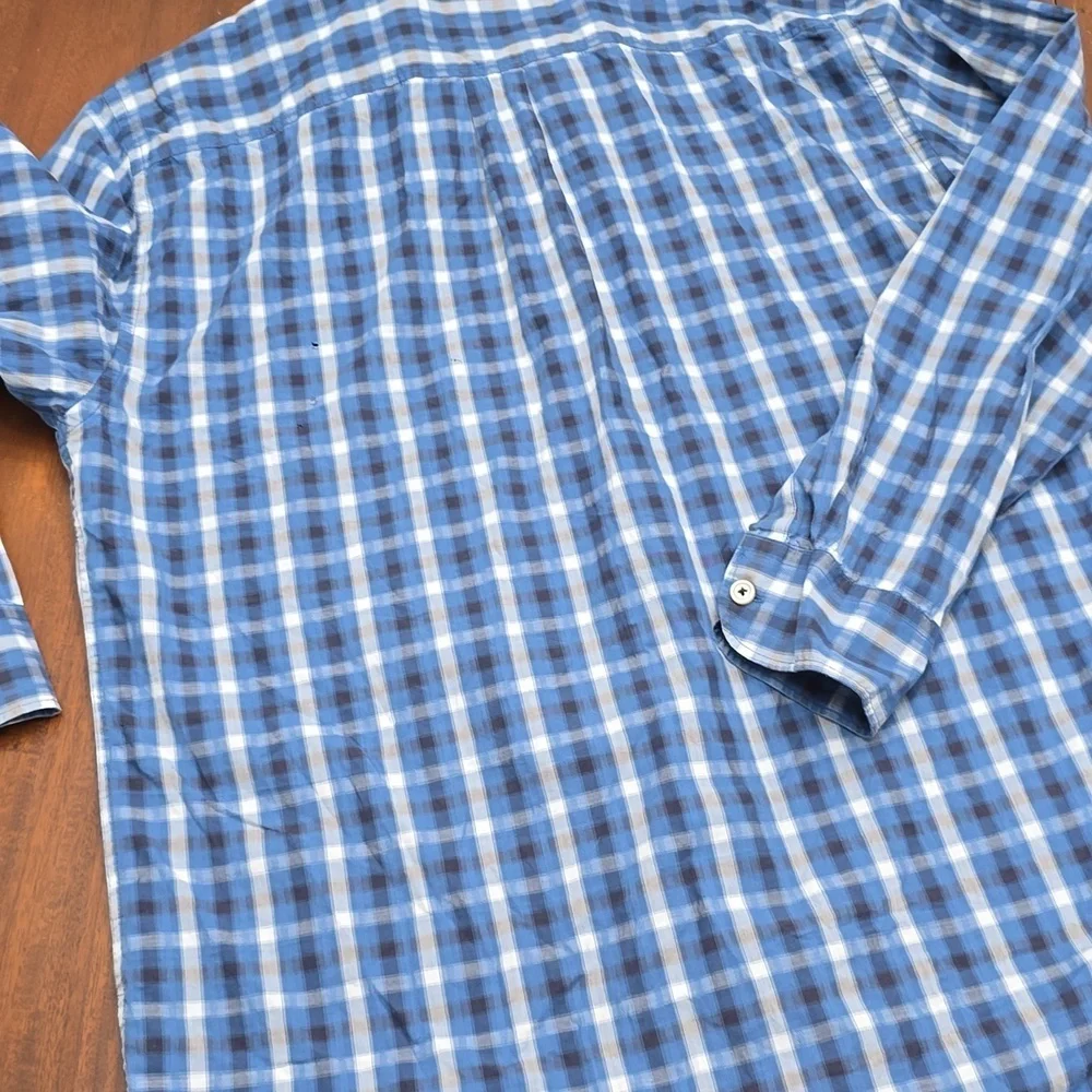 TOMMY BAHAMA Blue Casual Button Down‎ Shirt Mens L